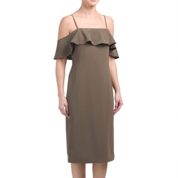 Theory Dresses & Skirts - Theory Ayleen Juniper Maxyne Crepe 8 NWT